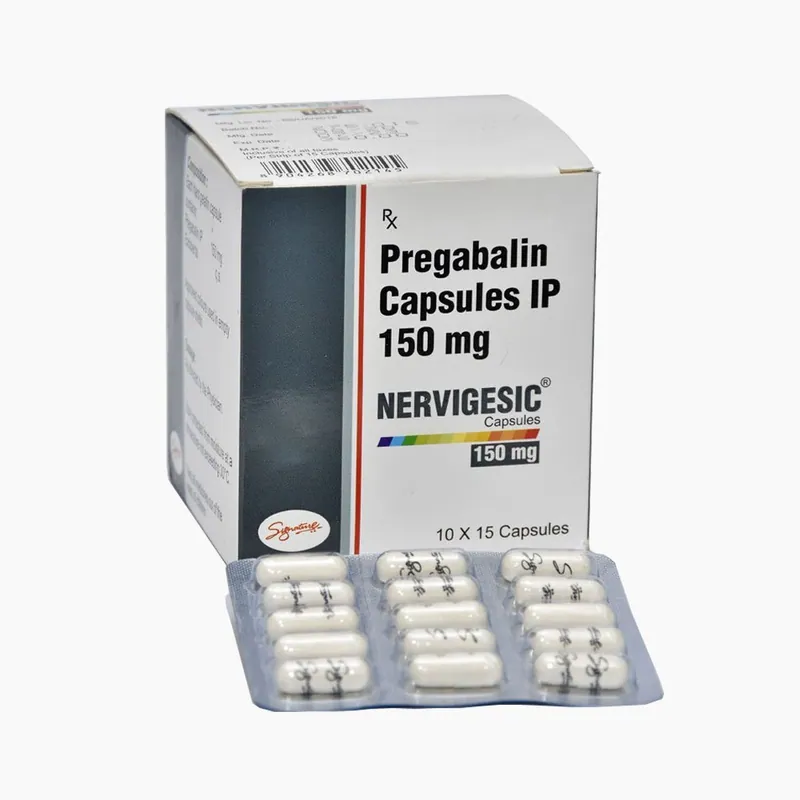 Nervigesic 150mg medicine packaging
