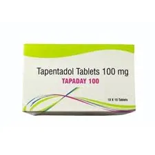 Tapaday 100mg medicine packaging