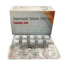 Tapaday 200mg medicine packaging