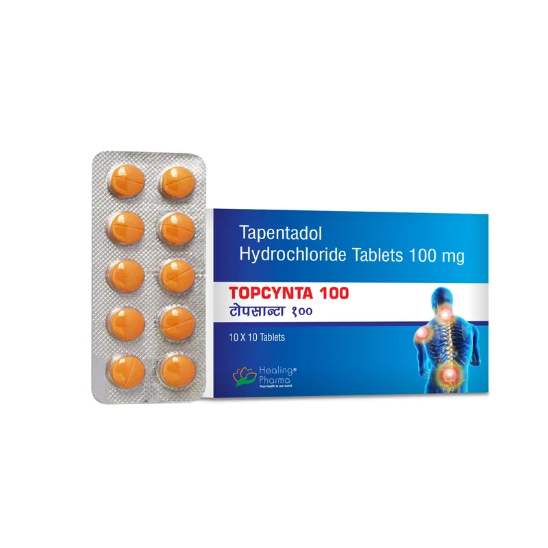 Topcynta 100mg medicine packaging