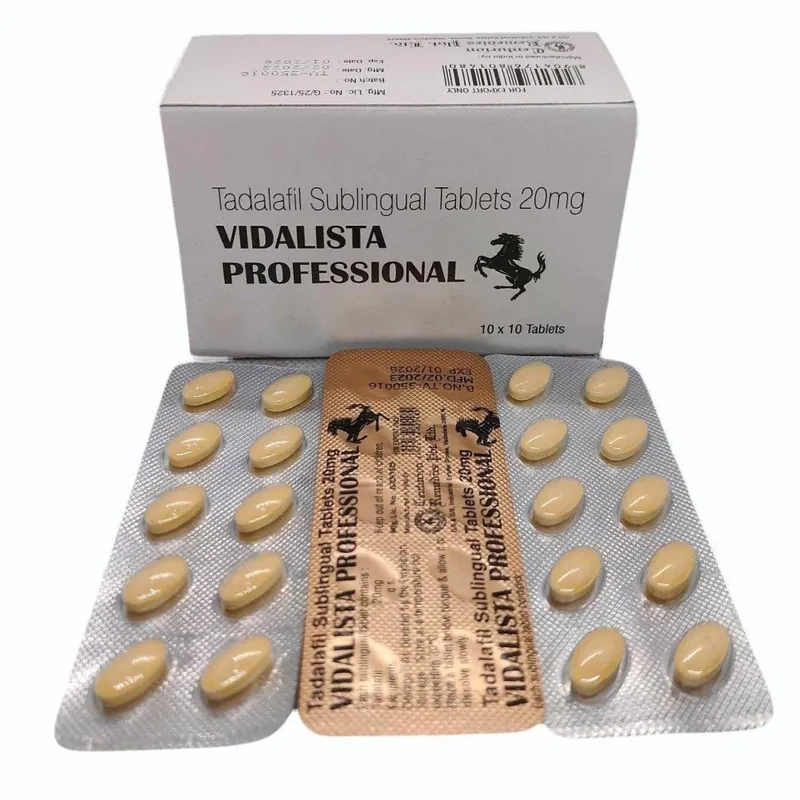 Vidalista Professional medicine packaging